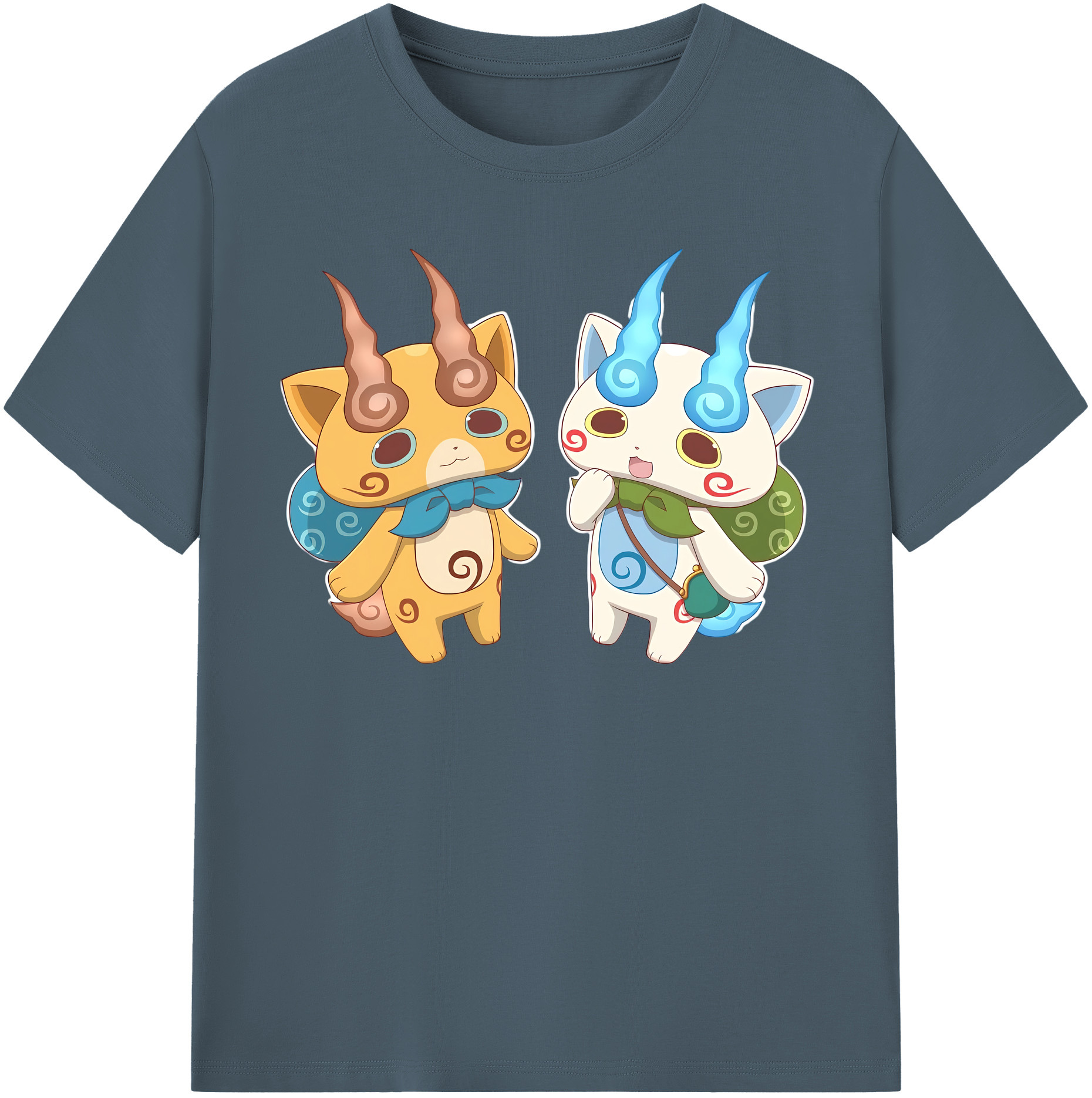 （画像用） 妖怪ウォッチ Yo-kai Watch 綿100％半袖Tシャツ（フロントプリント）